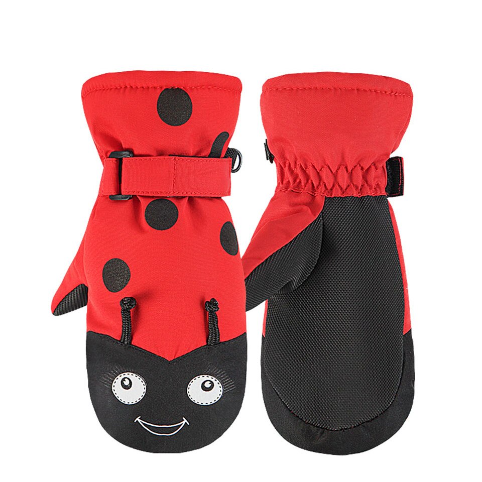 Gobygo Kinderen Winter Warme Handschoenen Winddicht Jongens Meisjes Ski Outdoor Sport Handschoenen Winddicht Waterdicht Anti-Slip Skiën Handschoenen