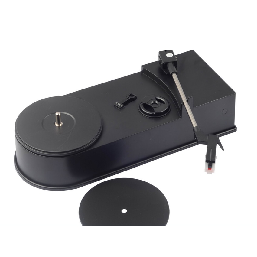 Mini Vinyl Turntable Record Player with USB, CD, Support 33/45RPM, Turntable to MP3 Converter, Portable Vinyl Record Player