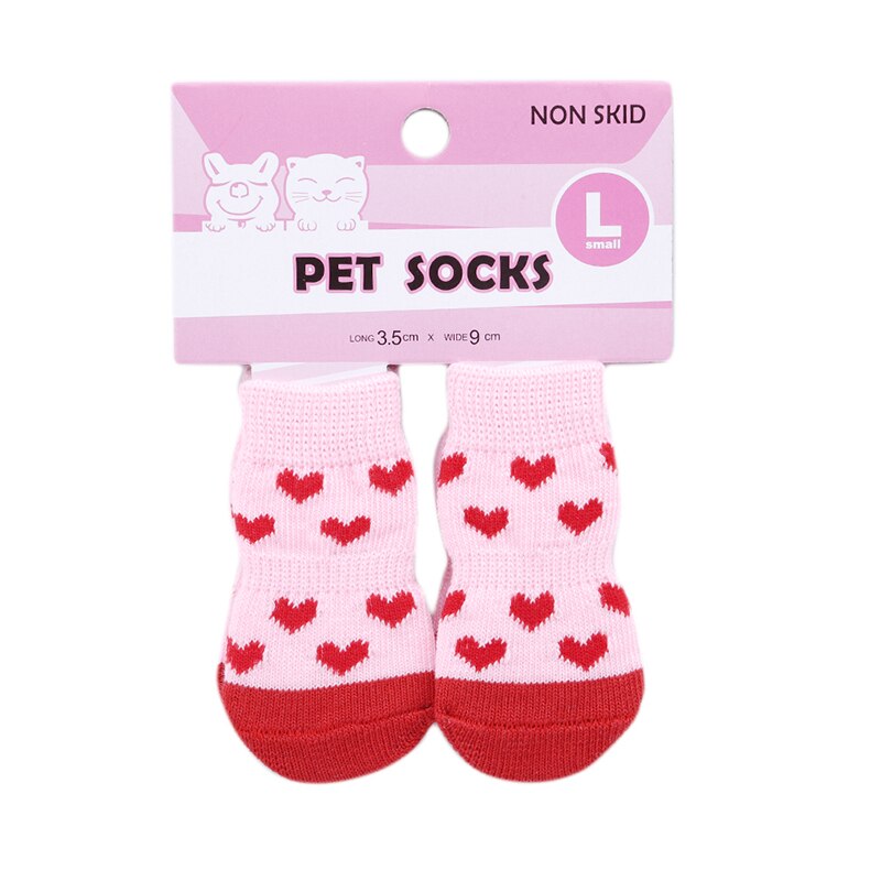 Pet Dog Puppy Cat Shoes Slippers Non-Slip Socks Pet Cute Indoor For Small Dogs Cats Snow Boots Socks
