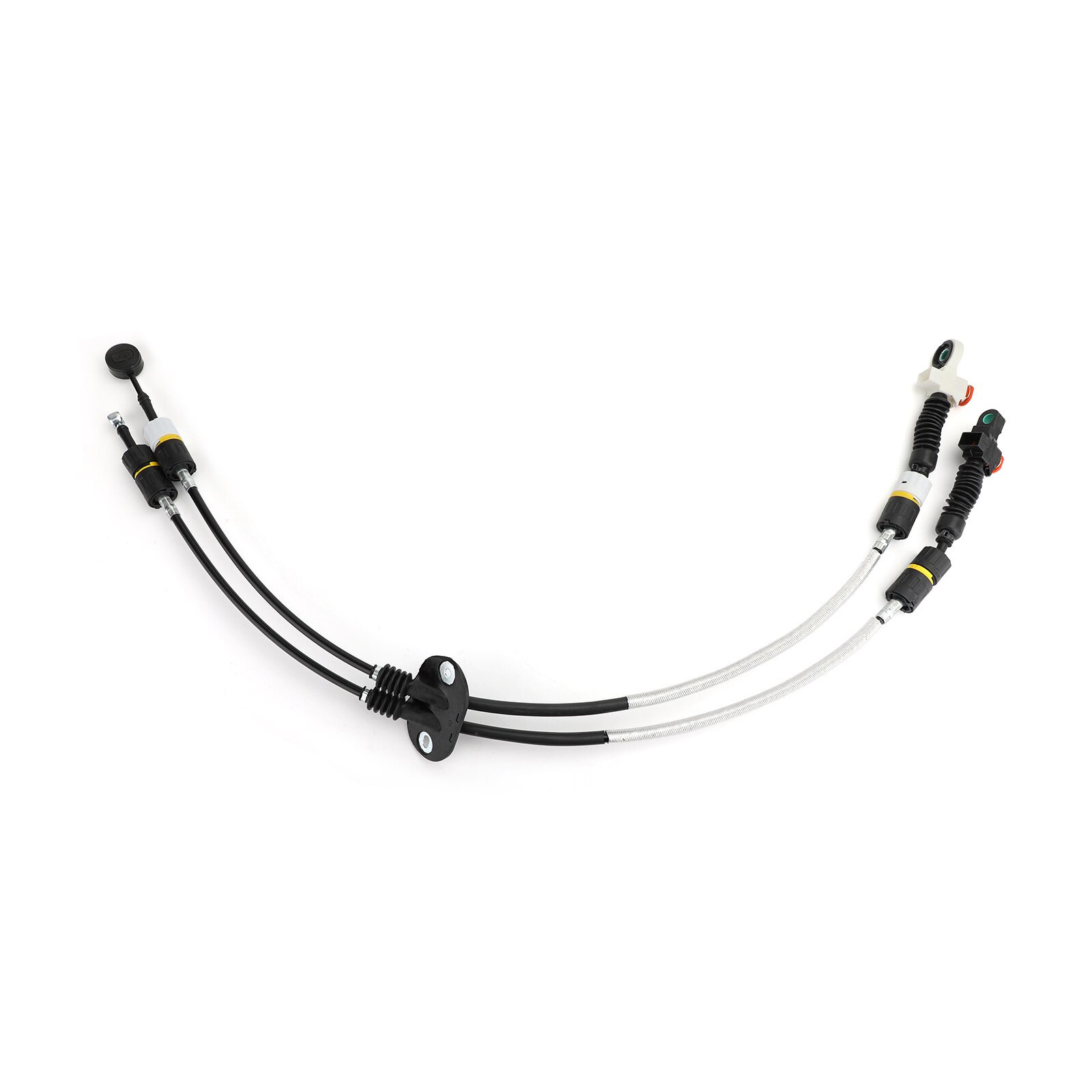 Mirage remgreep dubbele kabel Links zwart/zilver