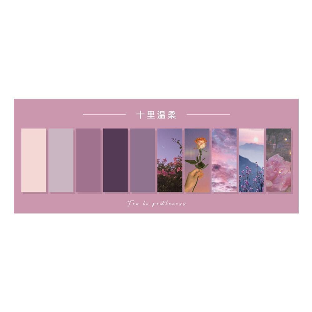 200 Sheets Leuke Memo Pad Stickers Decal Sticky Notes Scrapbooking Diy Kawaii Notepad Dagboek Memo Kan Worden Afgescheurd Briefpapier: A