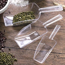 3 st/set tjockna plast stor isskopa skala tratt hem kök mat godis socker skrapa skopor bar verktyg tillbehör