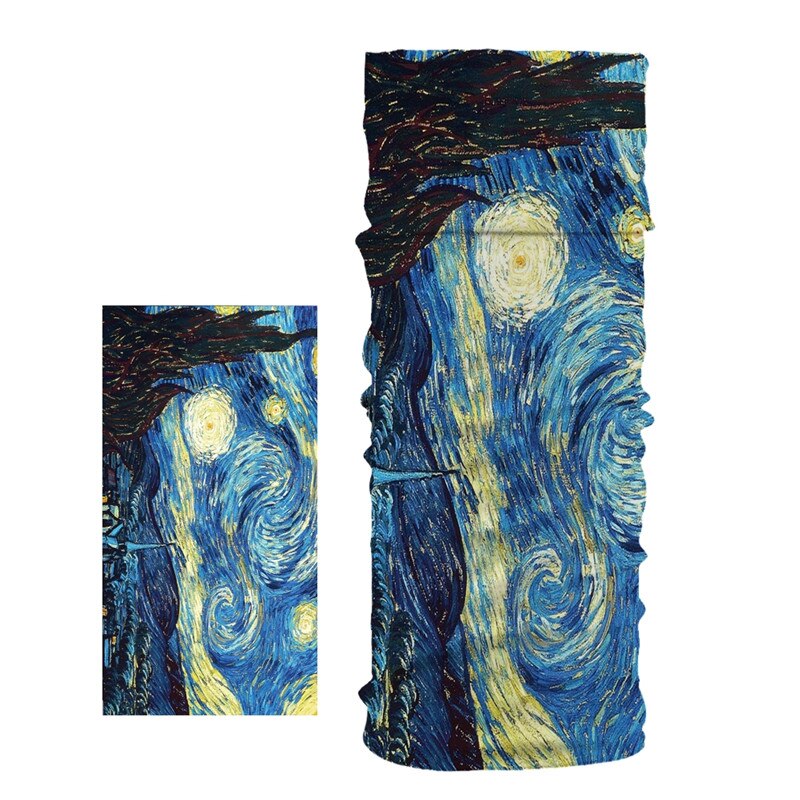 Imixlot Hiphop Stil Multifunktions Bandanas Wissenschaft Fiction Landschaft Gedruckt Stirnband Nahtlose Rohr Schal Unisex balaclava: E
