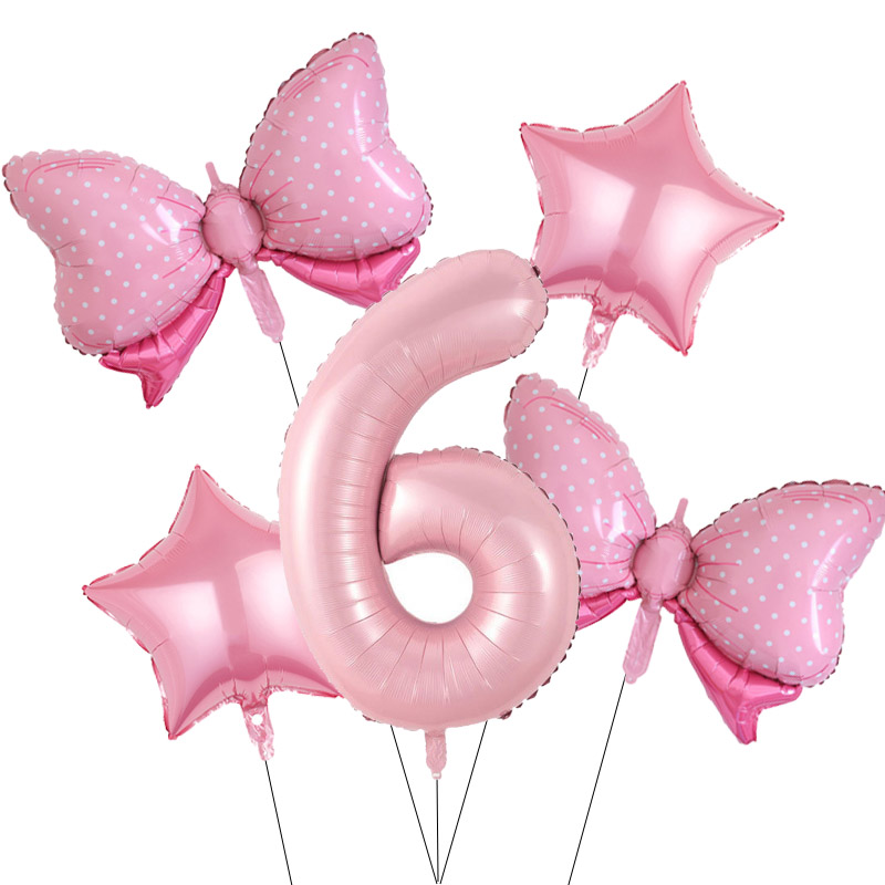 Lyserød sløjfe fødselsdag engangsservice sløjfe paptallerken kop serviet sugerør lyserød sløjfe brudeforlovelse bryllup polterabend dekoration: Rød