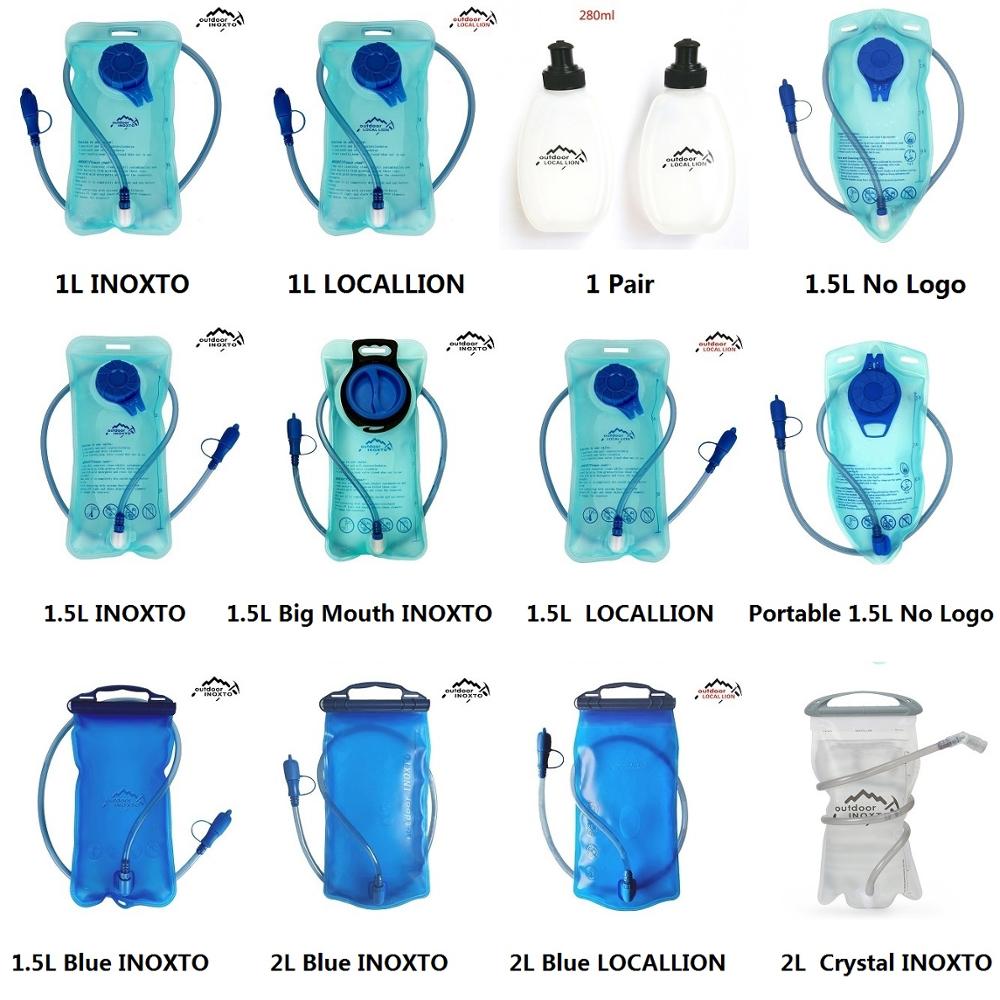 Water Reservoir Water Bladder Hydration Pack Storage Bag BPA Free - 1L 1.5L 2L Running Hydration Vest Backpack