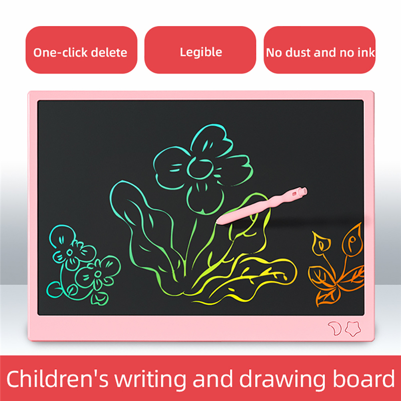 LCD Writing Tablet 16 Inch Drawing Handwriting Pad Message Graphics Board Kids Writing Board Lock Key One-Click Clear Child