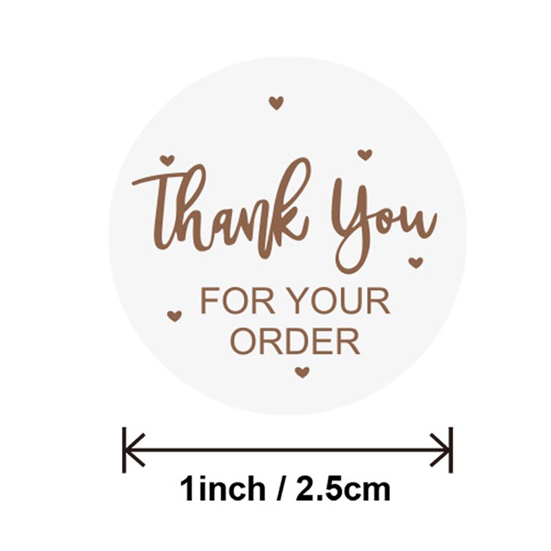 50-500pcs Clear Merry Christmas Stickers Thank You Card Box Package Label Sealing Stickers Wedding Decor Stationery Sticker