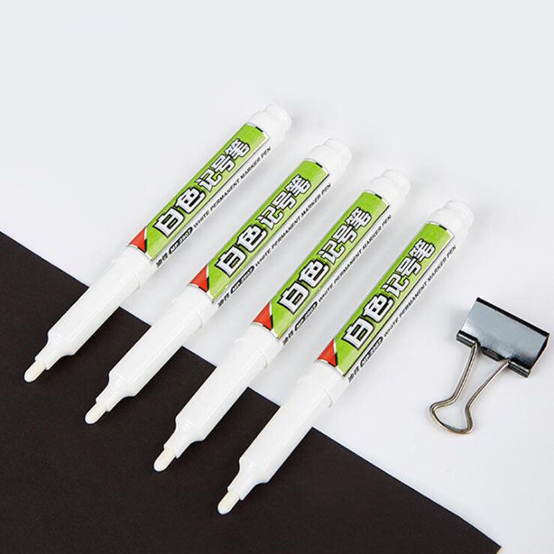 Classical white marker pen scrapbooking diy markers material escolar school stationery art supplies G051
