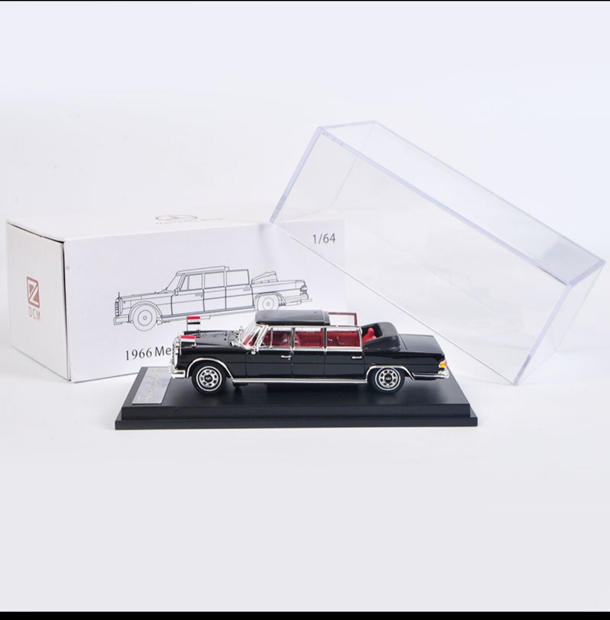 Specjalna DCM 1/64 Pullman600 Model odlewu samochodu rozszerzona symulacja modelu Pullman W100