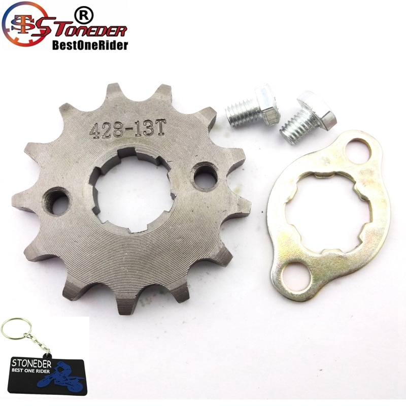 Stenhugger 428 13 tand 20mm forreste kædehjul gear til atv quad pit dirt bike 50cc 70cc 90cc 110cc 125cc 140cc 150cc 160cc