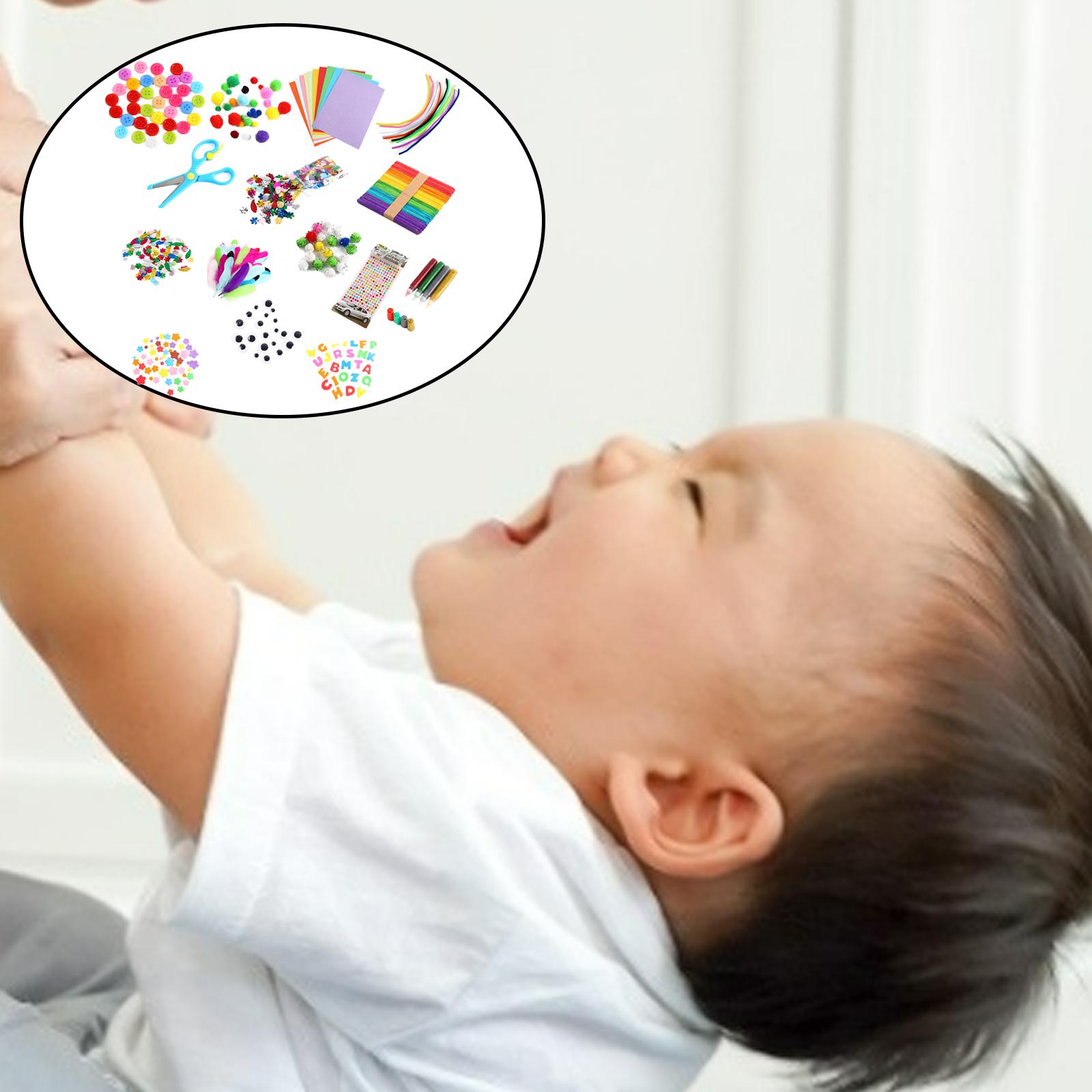 Large Arts and Crafts Supplies for Kids Craft Art Supply Kit for Toddlers