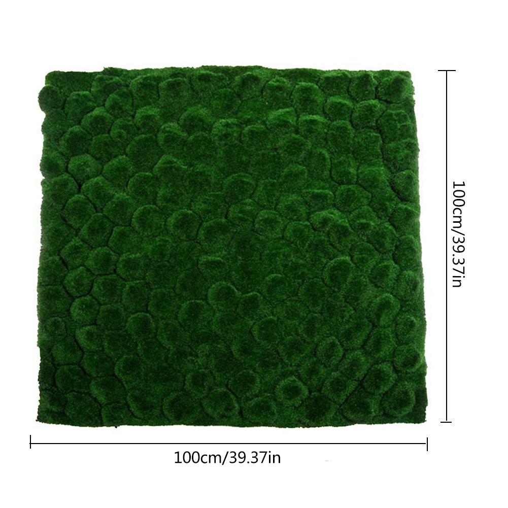 100 x 100cm sammalmatto koristeellinen sammal tekonurmimatto nurmikkomatto kotilattialle puutarha patiolle tee itse hääkoristelu