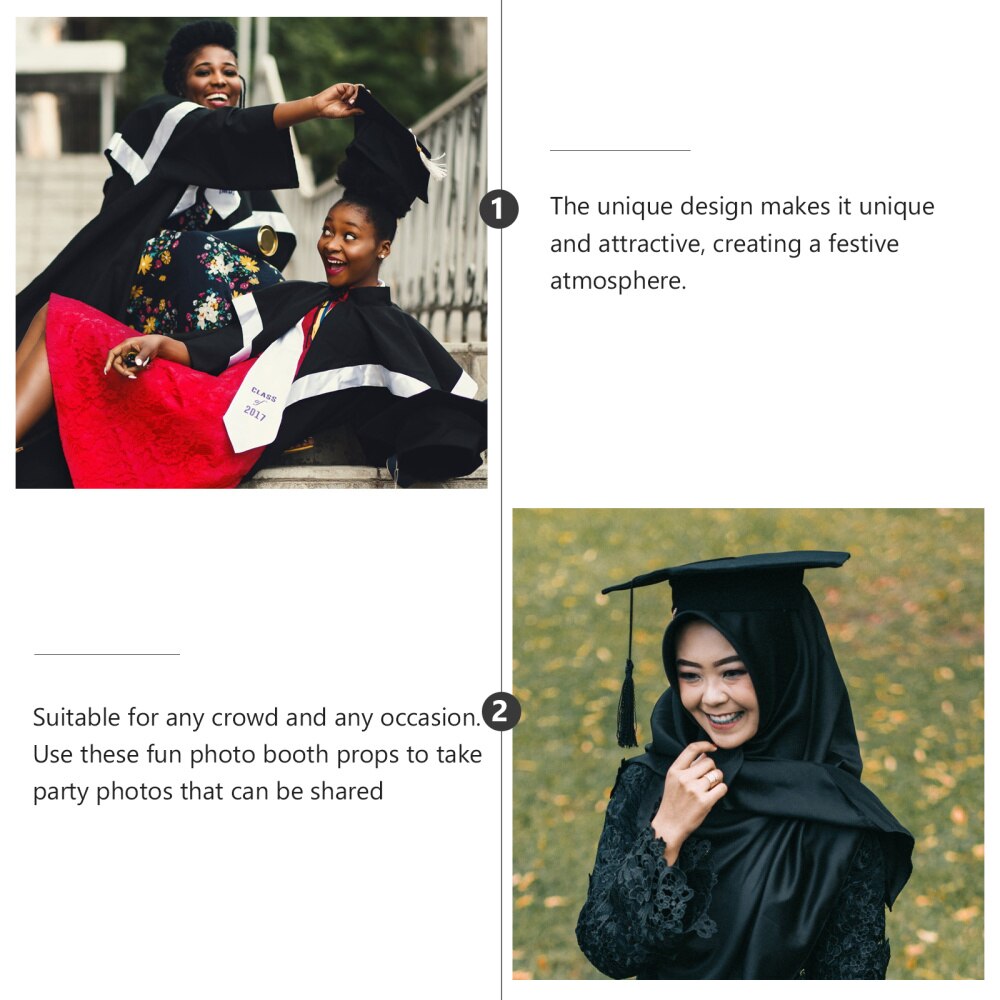 1pc Graduation Party Paper Photo Booth Frame Photography Supply