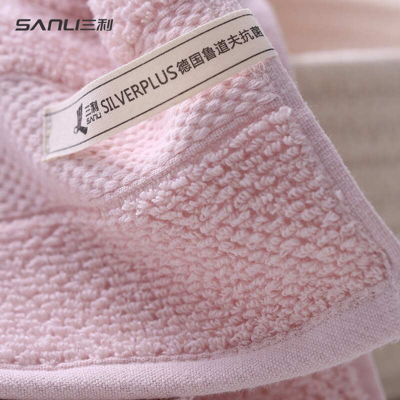 ] sanli handduk antibakteriell hårhandduk 100g bomullshandduk vanlig ansiktshandduk antibakteriell rengöringshandduk