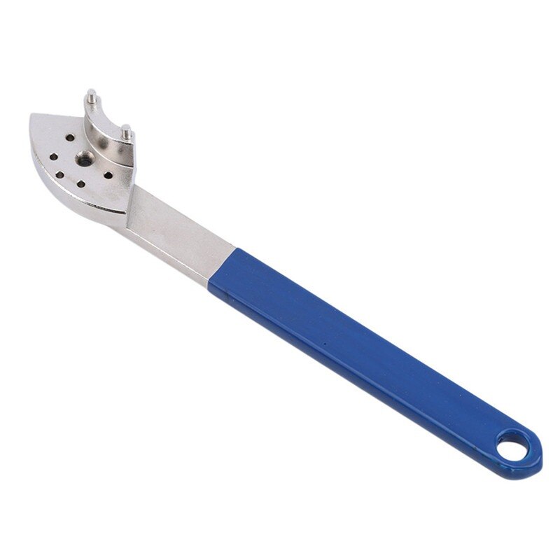 Durable Carenginewrench Pulley Car Engine Timing Multifunction Portable Pulleywrench Belt Tension Tensioning Tool: Blue