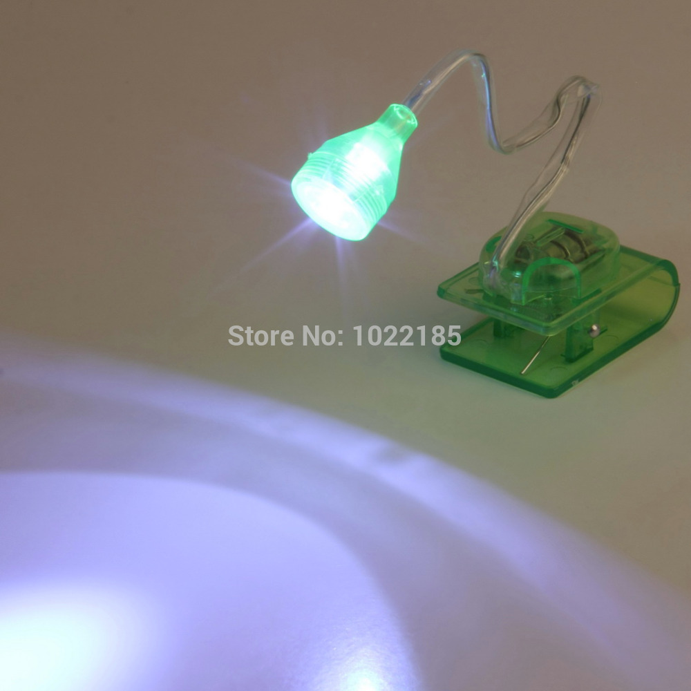 Duurzaam Verstelbare Heldere LED Clip Op Boek Leeslamp Mini Tafellamp