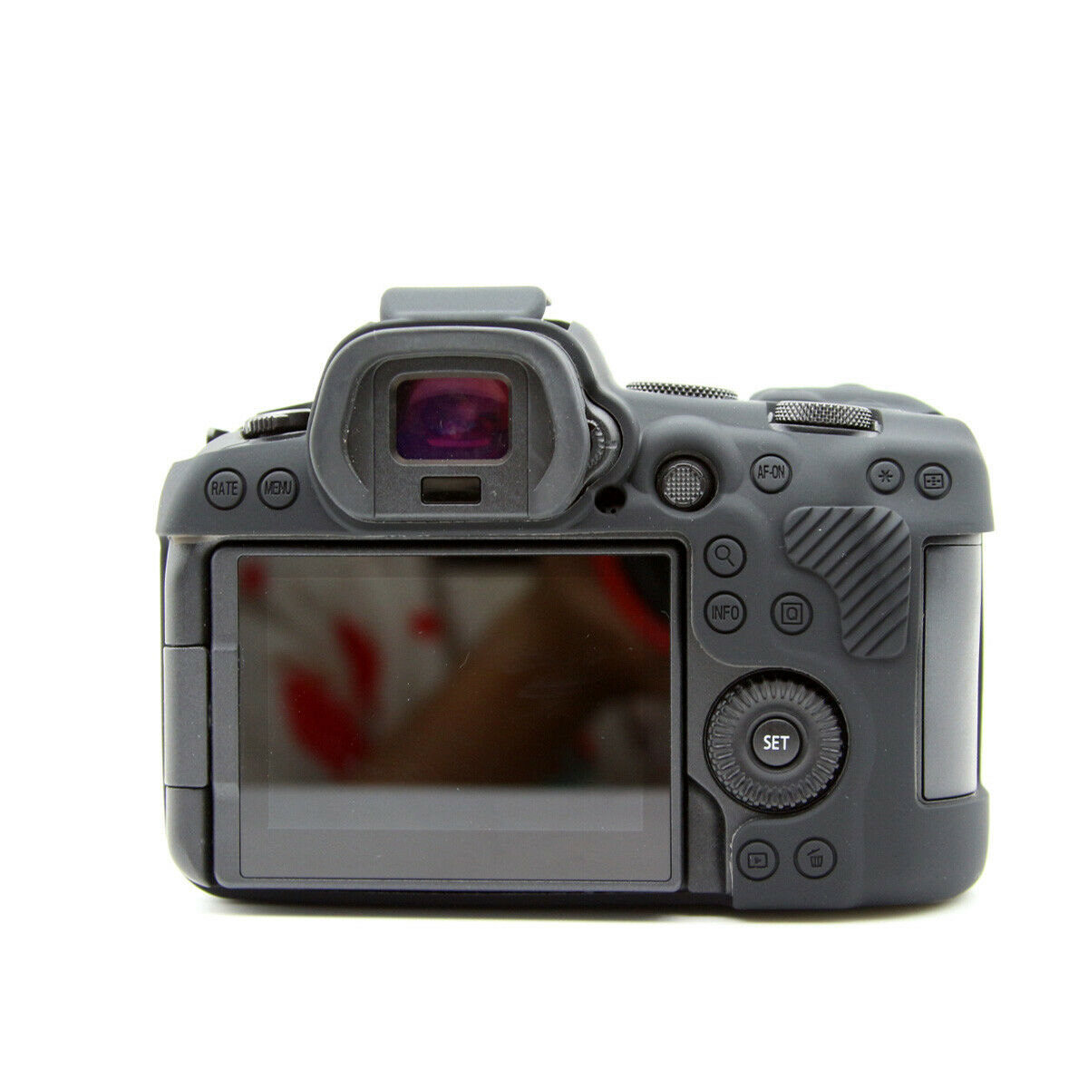 Étui en Silicone pour appareil photo Canon EOS R6, housse de protection pour appareil photo sans miroir
