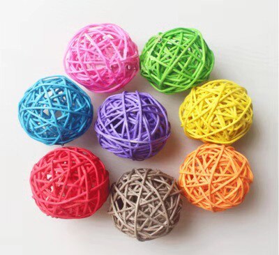 Bunte cane silk ball kann verwendet werden in home bar, supermarkt und markt dekoration DIY manuelle material viele größen (durchmesser): 6 cm 2pcs