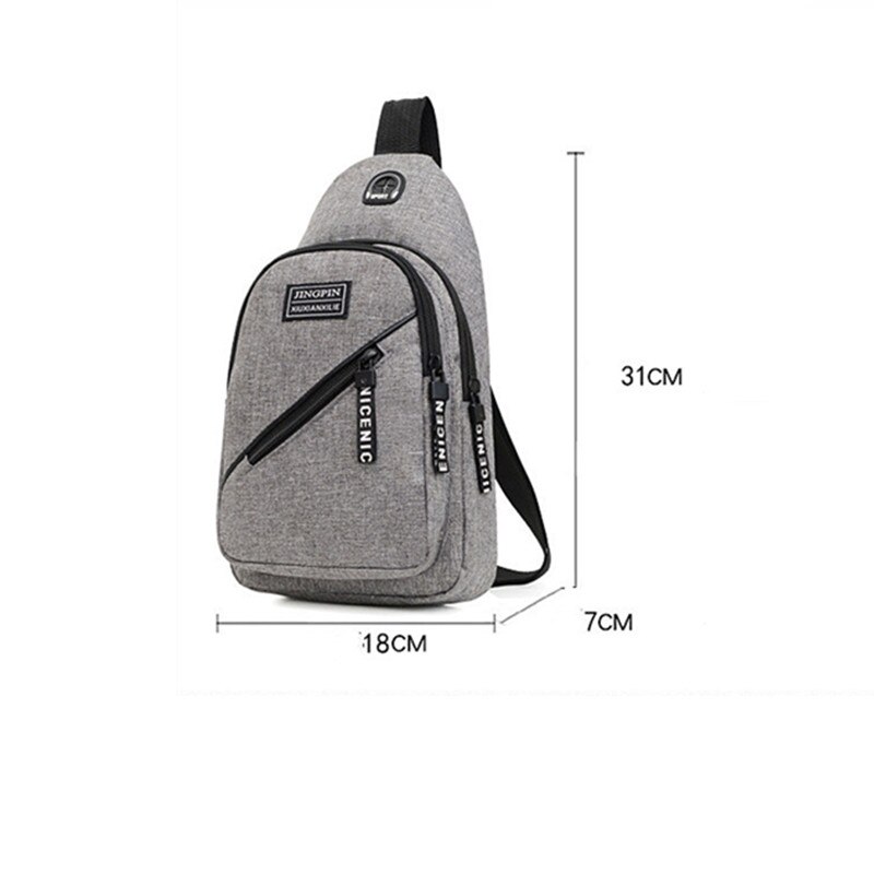 Mannen Schoudertas Sling Borst Pakken Canvas Sport Crossbody Handtassen For A Mannen Borst Zakken Riem Taille Packs