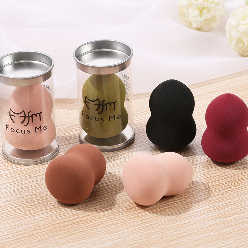 Dual-use Gourd-shaped Makeup Sponge Quickly Absorbed Beauty Sponge Makeup Blender Foundation Puff Sponge