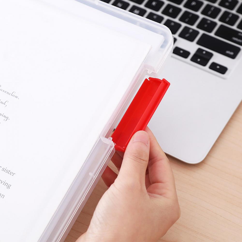 Document Case Practical Wear-resistant Transparent Document Plastic Case for Magazines