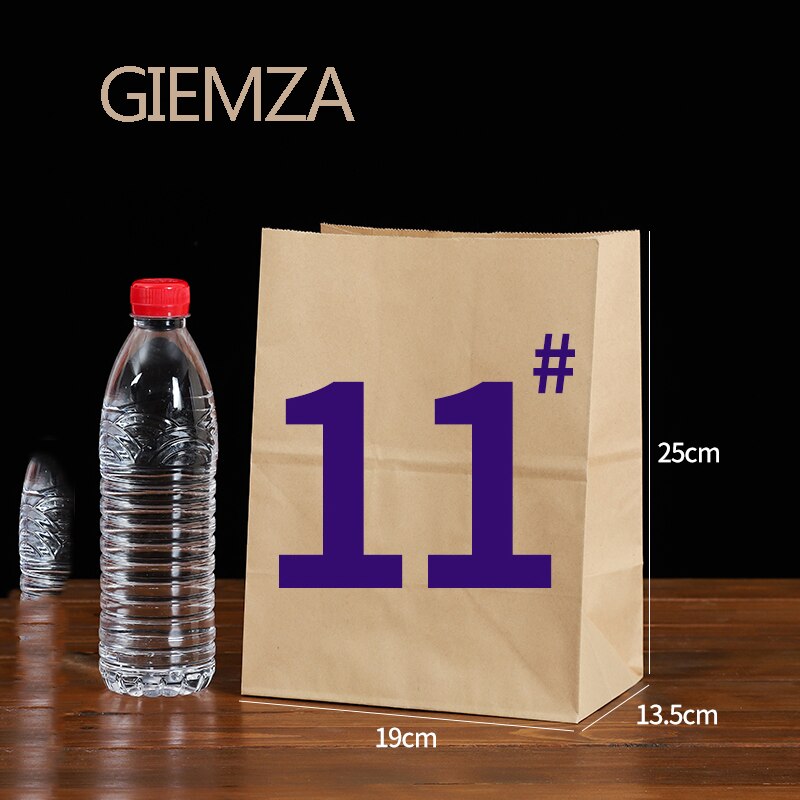 Giemza 100 Stuks Wegwerp Voedsel Containers Fijne Kraftpapier Zak Voor Voedingsmiddelen Moer Bloem Recyclebaar Party Bag Droge Verpakking: NO.11