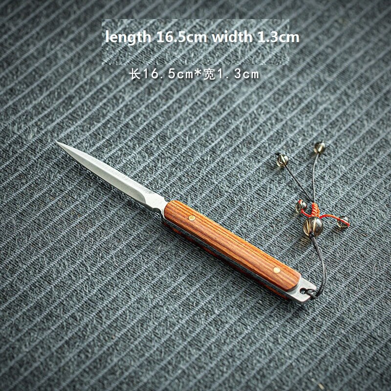 Pu'er Tee Messer Palisander Ebenholz Edelstahl Tee Nadel Tee Kegel: Brown