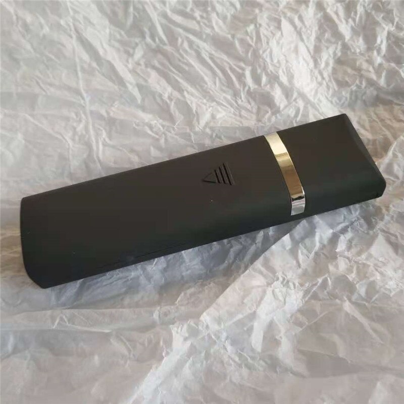 estuche portátil para gafas de lectura, caja de almacenamiento para gafas de mujer, adecuado para gafas estrechas: Negro