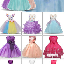 Princesse filles robe jupe enfants Noble montre robe à manches longues un mot épaule traînant jupes