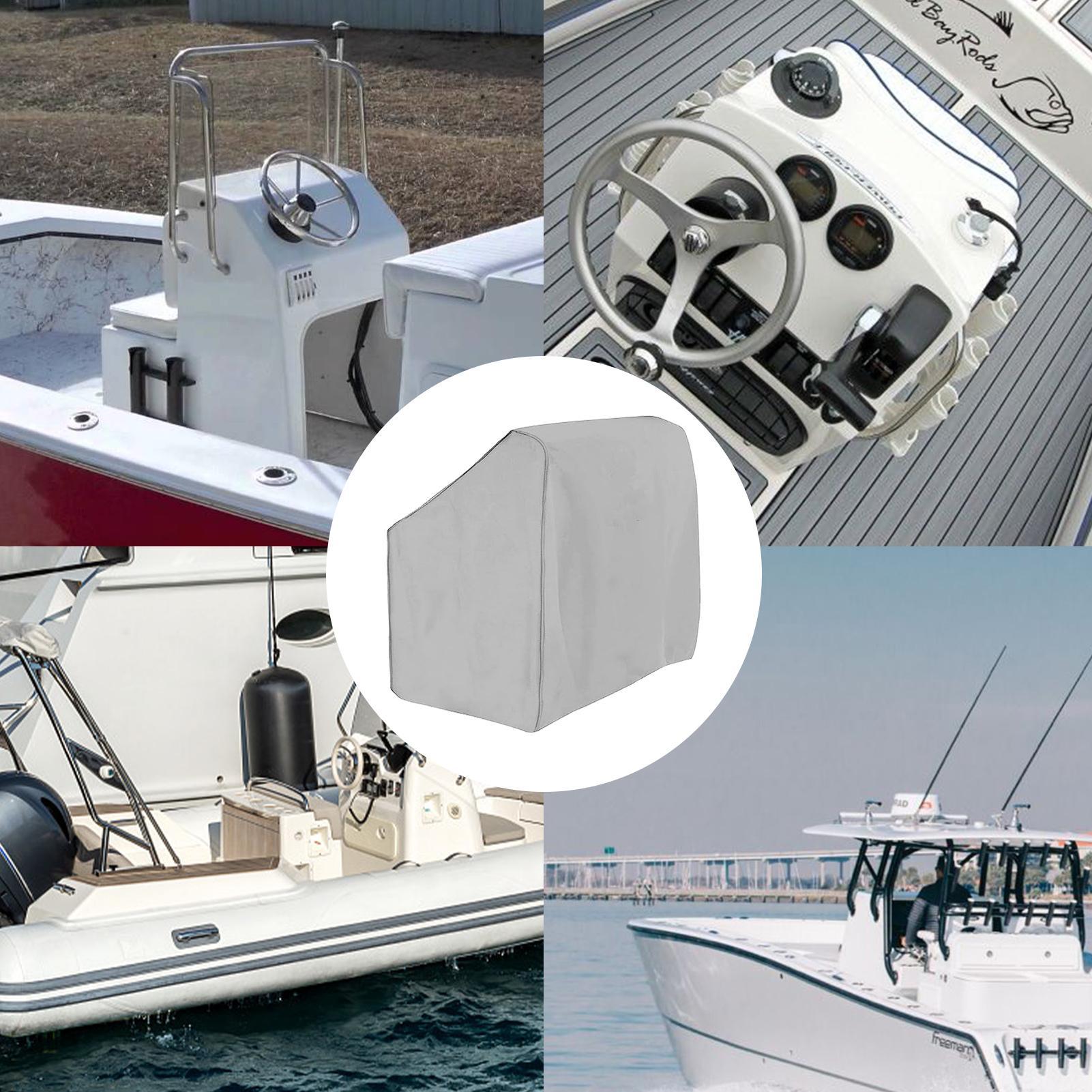 Boat Console Cover Marine Grade Waterproof Potable Canvas Console Protector Boat Accessories For Boats Console Center