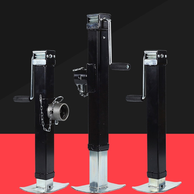 Alwaysme Marine Boot Vierkante Weld Op Pijp Swivel Trailer Jack Belasting 8000lbs 3632KGS,640-1360Mm