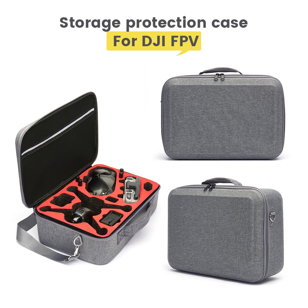 til dji fpv combo briller  v2 drone bag bærbar beskyttelse lagring bæreveske slitesterk motstandsdyktig vanntett nylon
