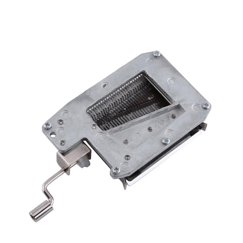 30 Note Mechanical Musical Box Tape Hand Crank Music Box Movement Part + Puncher With 3 Strips DIY Songs Perfect Set