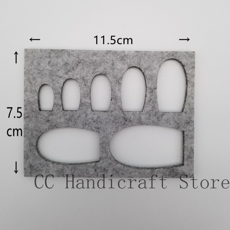 Wool Felt DIY Stencils Needle Felting Tool Handmade Animals Cat Dog Rabbit Ear Nose Template Claw Mold Accessories Craft Kits: 6