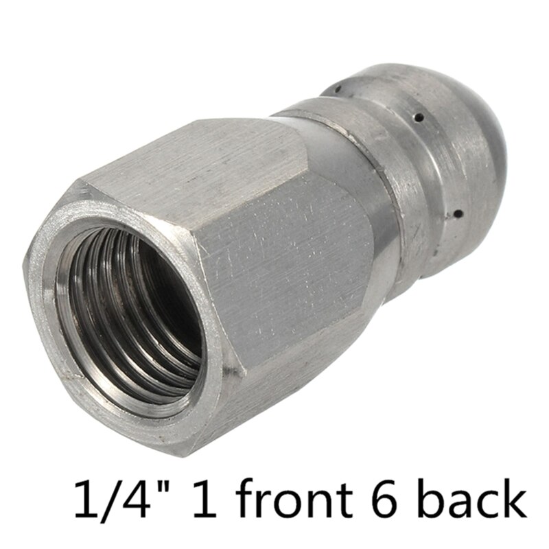 High Pressure Washer Pipe Spray Nozzle, Spray Nozzle, Nose Pressure, Drain Pipe,1 / 8 1/4 3 / 8 BSP Female Thread: 5