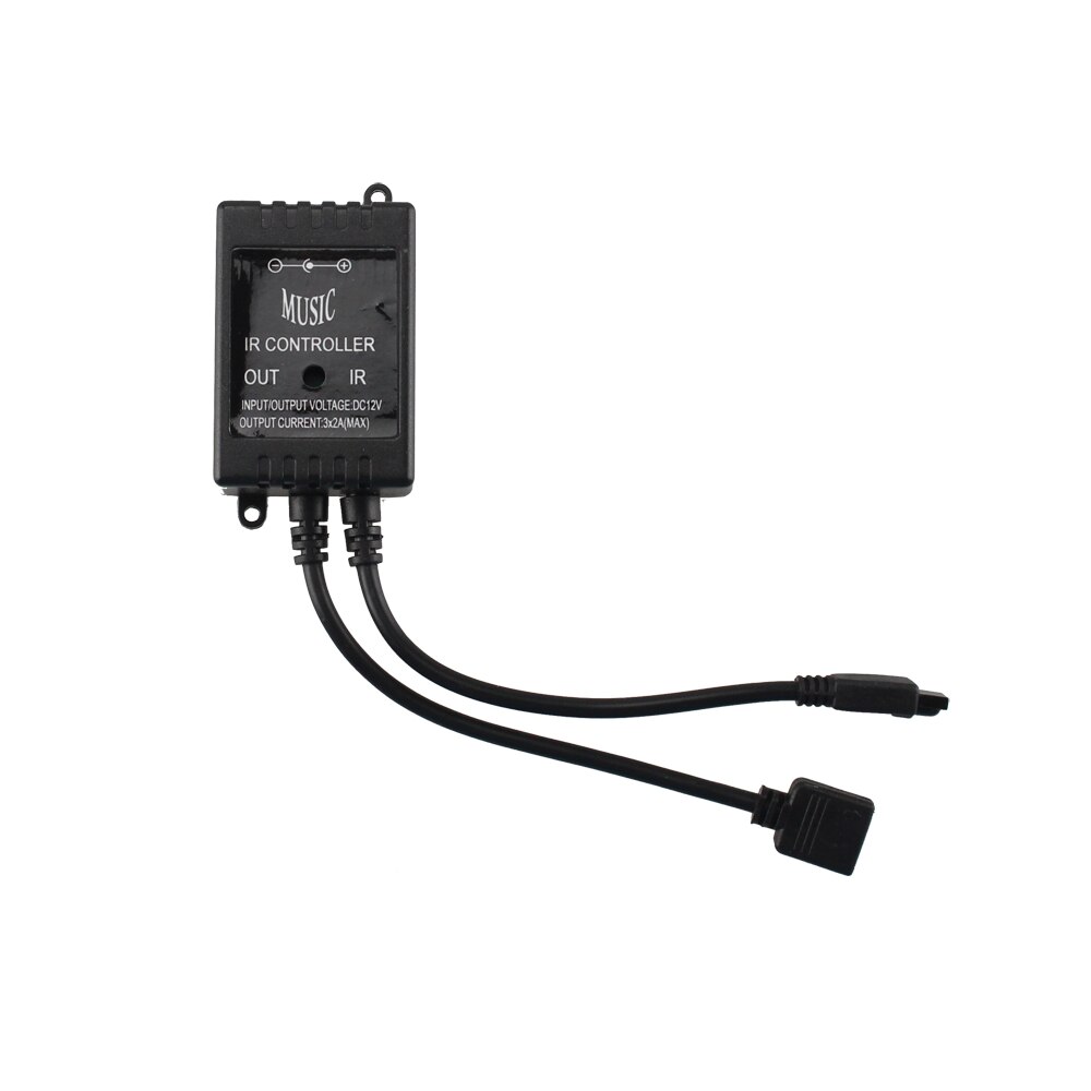 Ir 20key Rgb Muziek Controller DC12V-24V Gemeenschappelijke Anode Ir Remote Controllers Voor Led Strip Verlichting