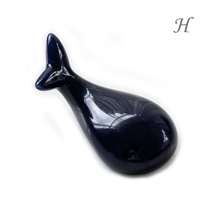3*3.5*7cm Karikatur Keramik Essstäbchen Halter Wal Form Essstäbchen Matte Küche Kunst Handwerk Geschirr Essstäbchen Stand: H