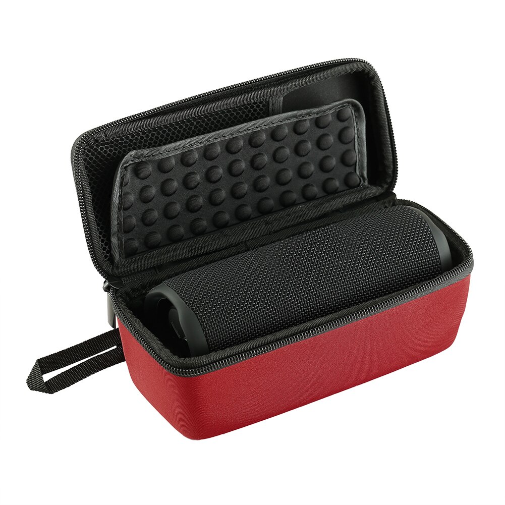 Étui rigide EVA pour JBL Flip 6 Flip 5, boîte de haut-parleur Bluetooth sans fil, accessoires sac de transport de protection, housse de rangement Portable: Red