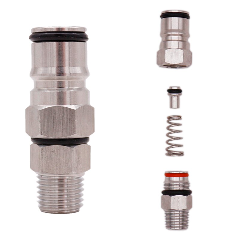 Cornelius kugle låsestol gas & væske med 1/4 "npt samling 19/32-18 øl kulsyreholdig homebrew gas manifold dele