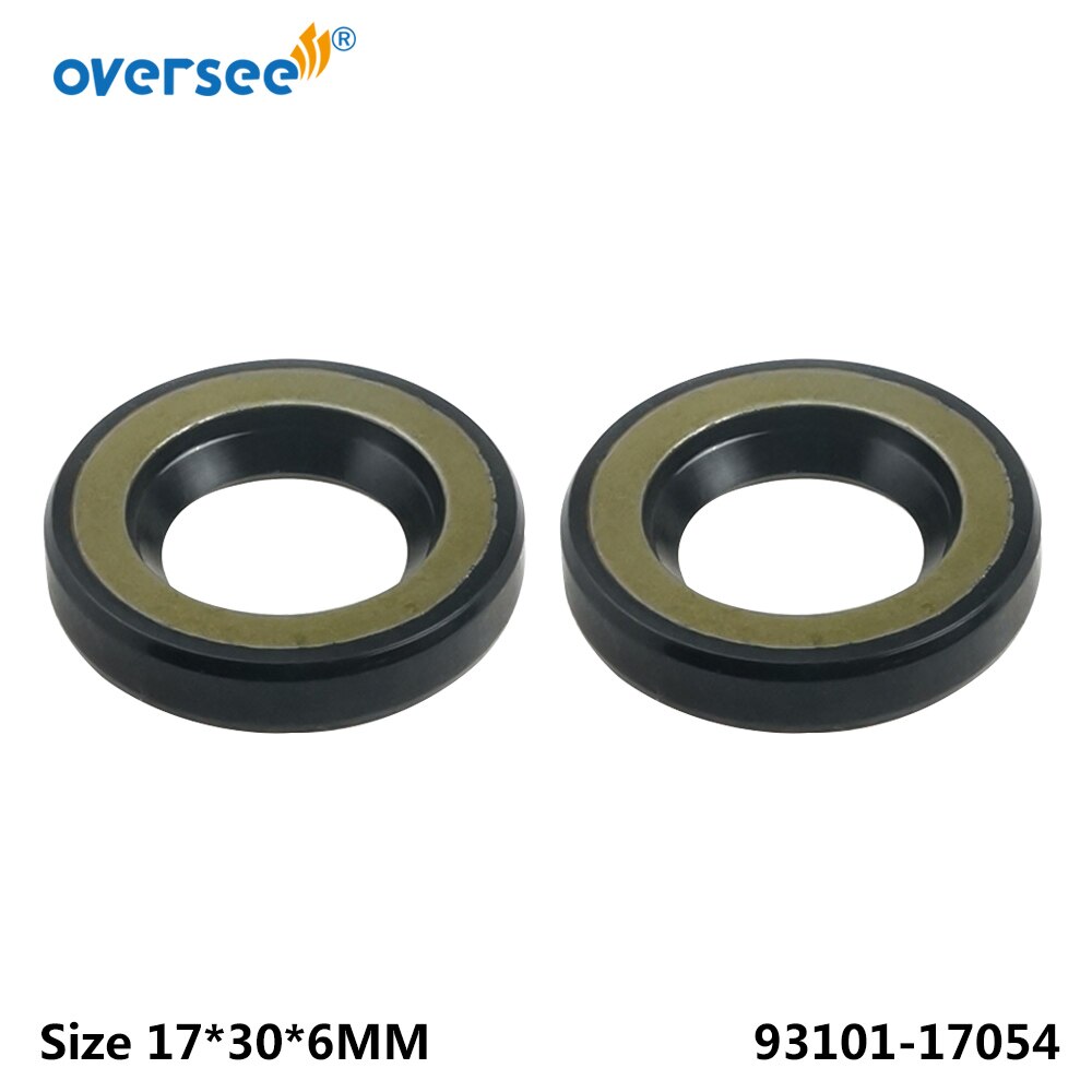 93101-17054 Oil Seal s-type Replaces For Yamaha Outboard Motor Parsun Hidea 8HP 9.9HP 15HP Size 17*30*6mm: 2PCS