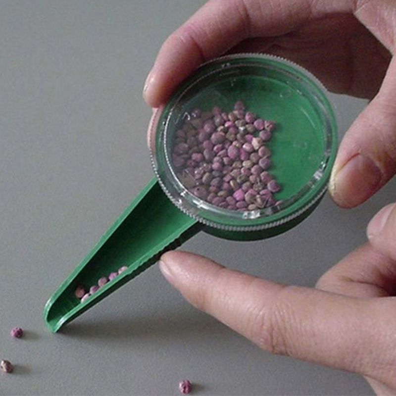 1 Pcs Gardening Hand Held Flower Plant Grass Seeder Planter Seed Sower Dispenser Gardening Tool Flower Seeds Drill Helpful Tool