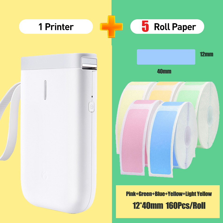 Niimbot D11 Wireless Label Printer Portable Pocket Label Printer Portable Bluetooth Thermal Label Printer Home Office Printer