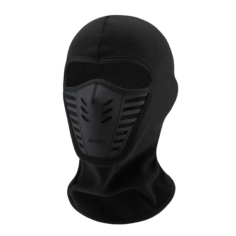 Máscara de motocicleta, máscara facial térmica de lana para mantener el calor, pasamontañas para montar en Moto, motociclista, máscara de esquí a prueba de viento para invierno, hombres y mujeres: Beige
