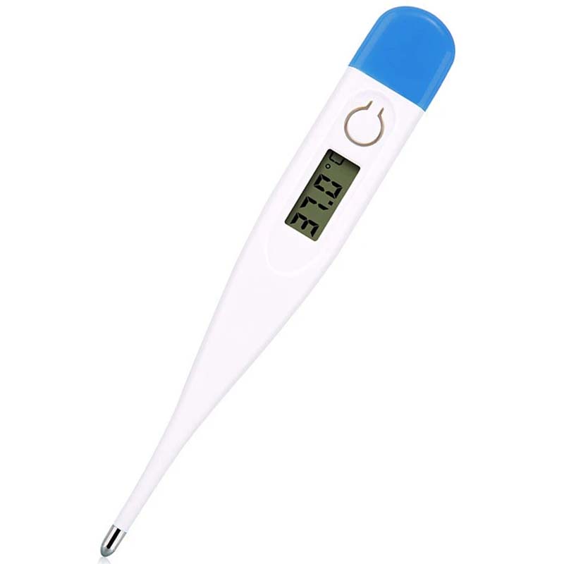 Termómetro 1-2P para fiebre, cuerpo básico Digital, axila Oral o pantalla LCD electrónica Rectal, medición de alta precisión, calor inteligente: orange