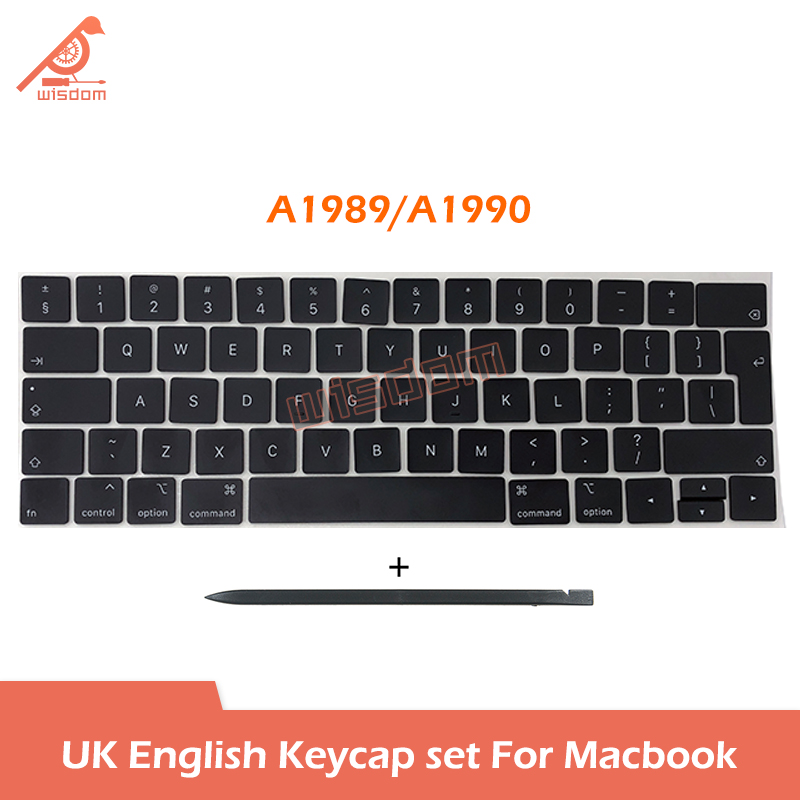 Laptop Uk Layout Keycaps Toetsen Voor Macbook A1466 A1502 A1707 A1989 A2337 A2338 A2141 A2681 A2442 A2681 A2681 A2941 Toetsenbord Reparatie: GOLD