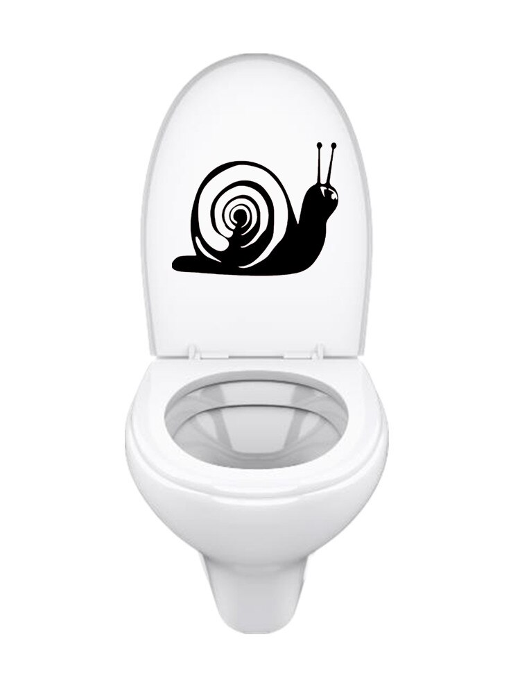 Toiletstickers, slak, eendelige prints, foto, huisdecoratie voor wc, notebook, computer, autosticker, muurkunst, schilderij, decoratie