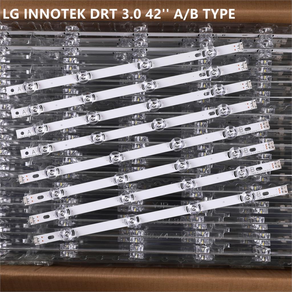 825Mm Led Strip 8 Leds Voor Lg Innotek Drt 3.0 42 "_ A/B Type 42LB5610 42LB5510 42LY320C 42GB6310 Tv Lcd Vervanging 4Sets