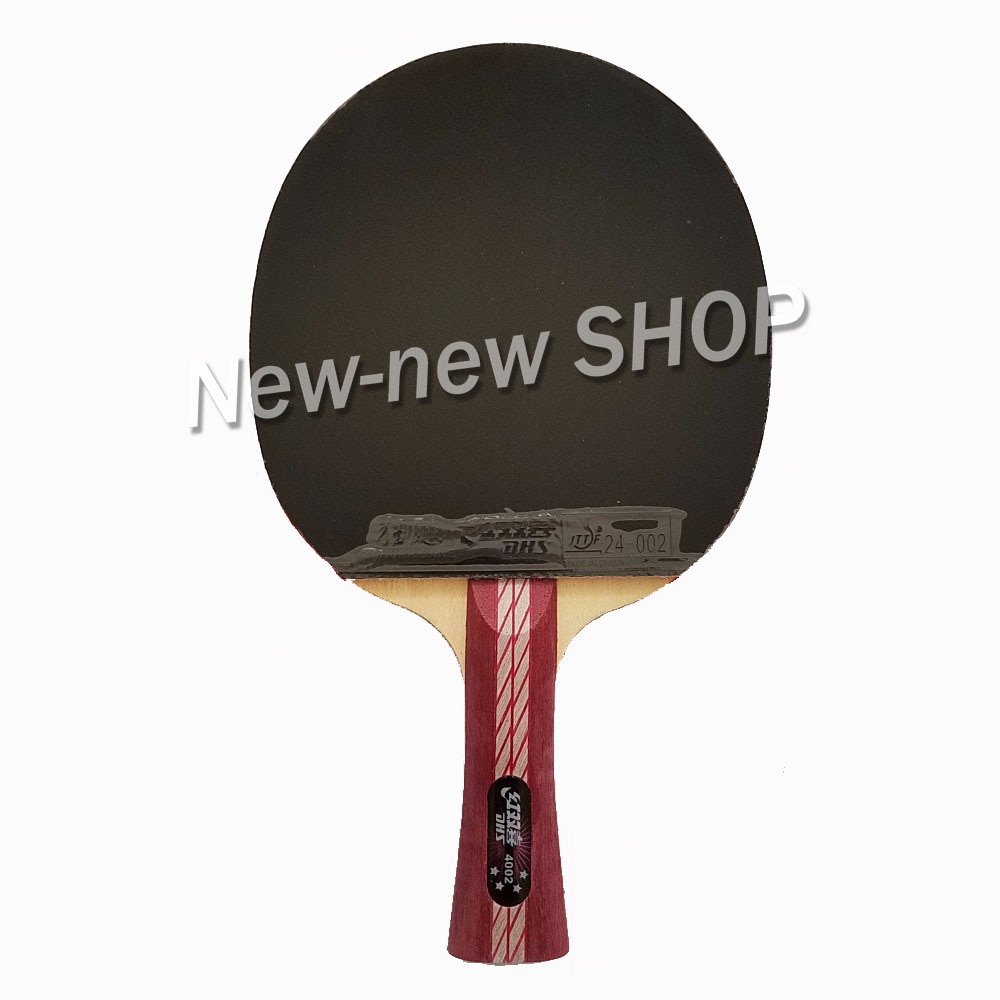 D'origine DHS 4002 4006 raquette de tennis de table avec 4 étoiles boutons dans les caoutchoucs attaque rapide boucle DHS sports de raquette de ping-pong