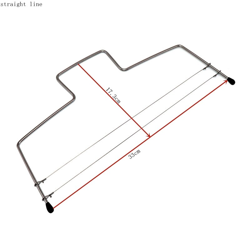 1PC Stainless Steel Adjustable Wire Cake Cutter Slicer Leveler DIY Cake Baking Tool Cake Scraper Kitchen Gagets