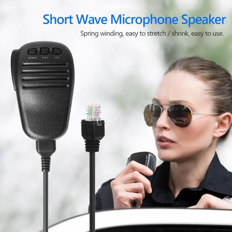 Microphone haut-parleur portable pour Yaesu FT-817 FT-857 FT897 FT-450 FT-891 FT-817ND talkie-walkie Radio micro à ondes courtes